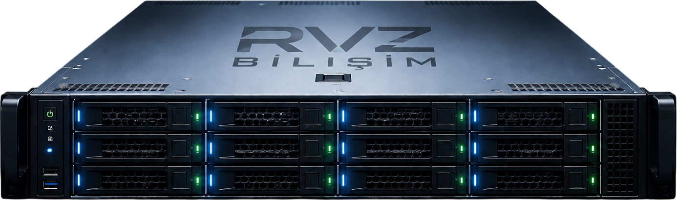 RVZ Bilişim 2U kurumsal sunucu